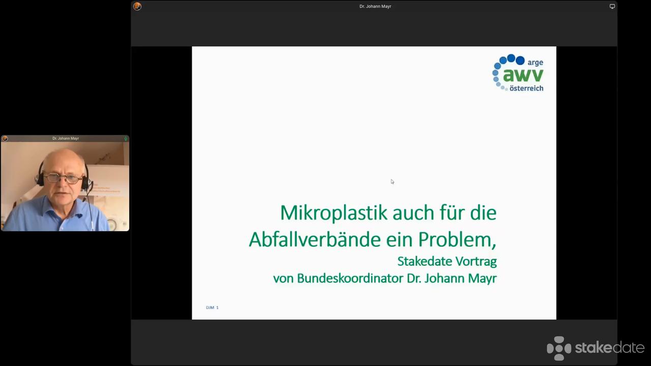 Dr. Johann Mayr (Arge österreichischer Abfallwirtschaftsverbände)
