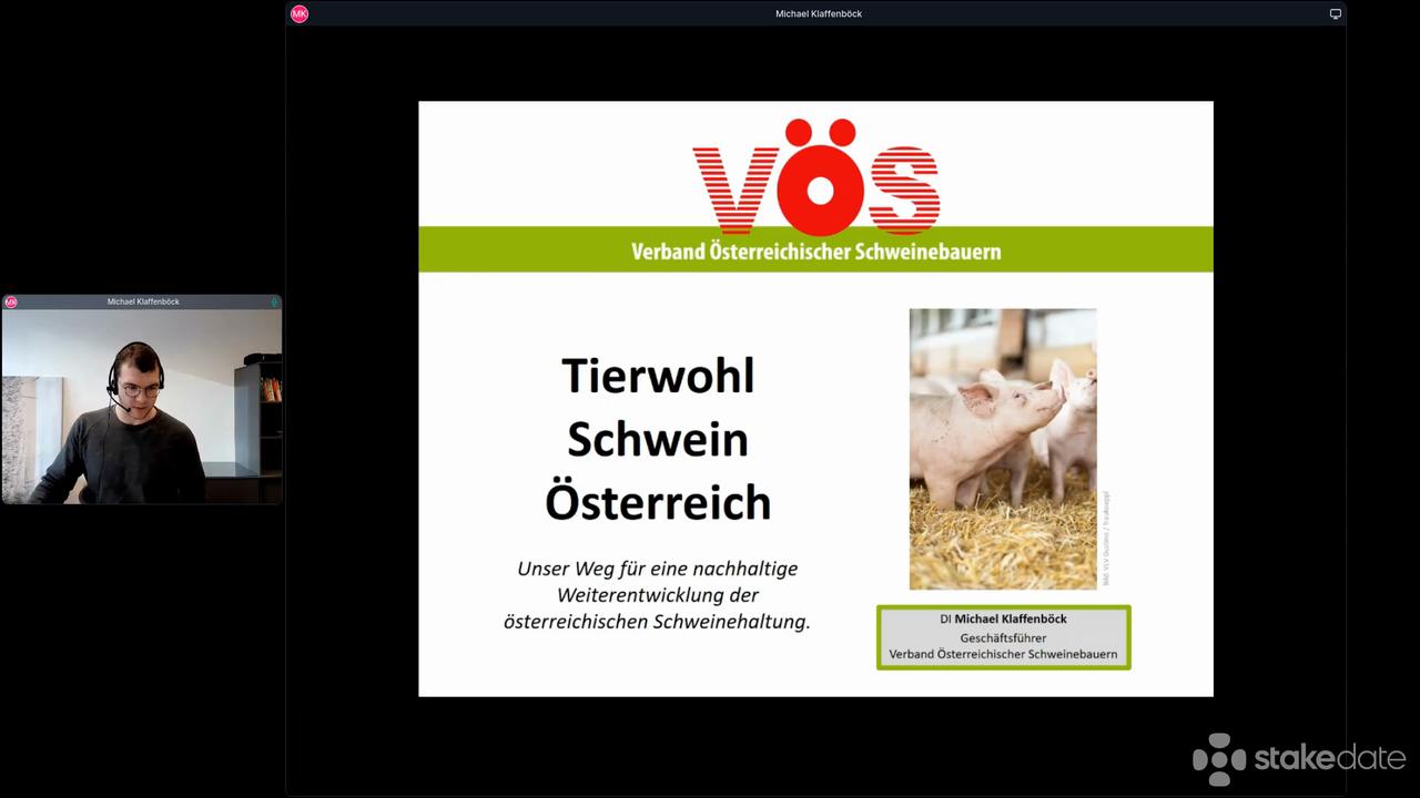 Michael Klaffenböck Geschäftsführer bei Verband Österreichischer Schweinebauern